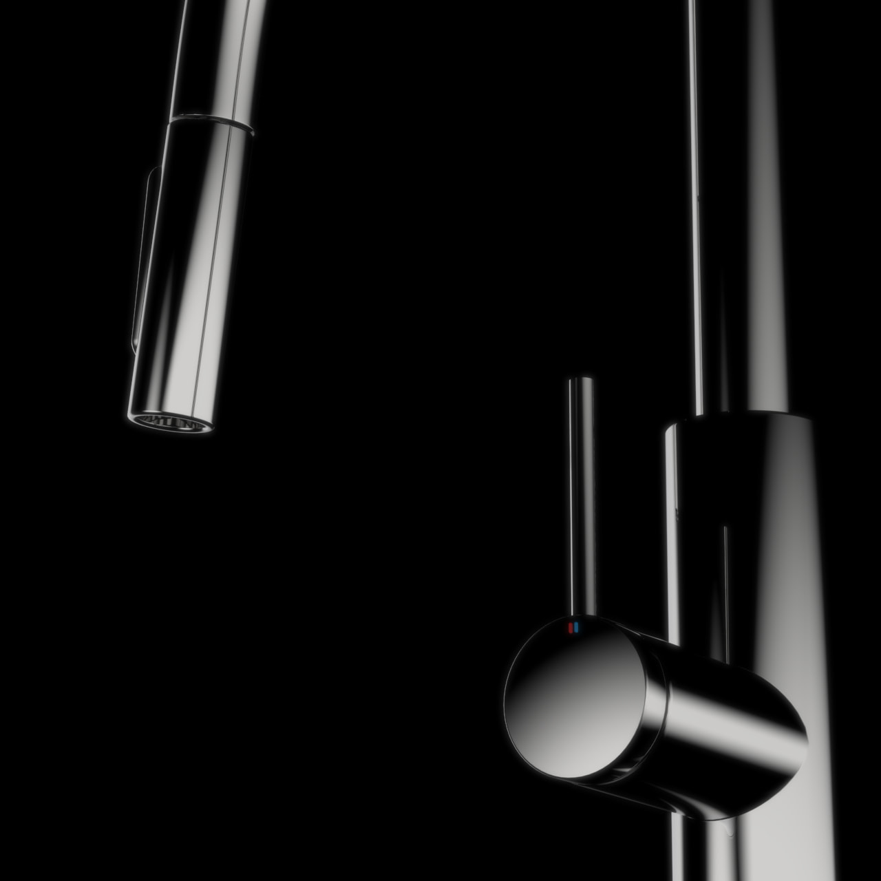 Faucet 3d model rendered in Keyshot 3d